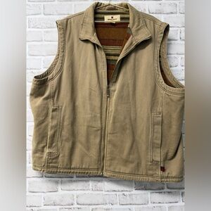 Woolrich men’s vintage sz 2XL fleece blanket lined zip front vest.